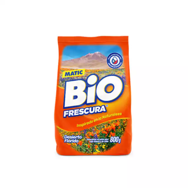 DETERGENTE BIO FRESCURA EN POLVO DESIERTO FLORIDO 800 GR