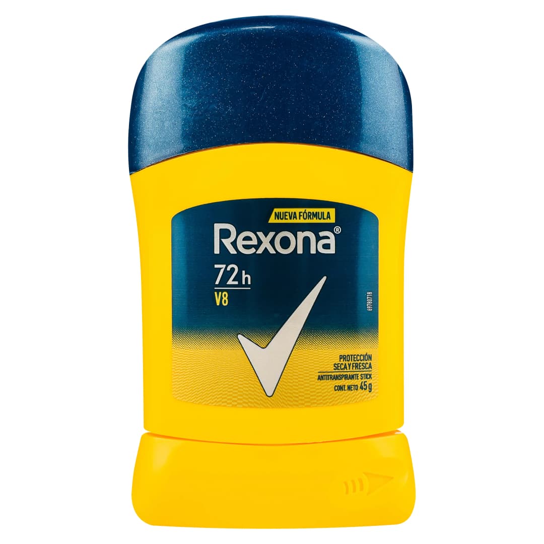 DESODORANTE REXONA EN BARRA V8 HOMBRE