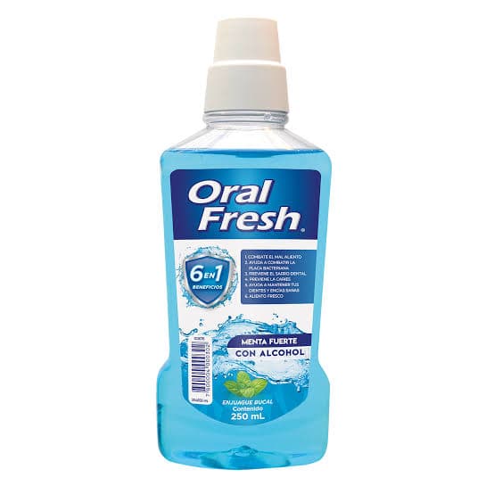 ENJUAGUE BUCAL MENTA FUERTE 250 ml