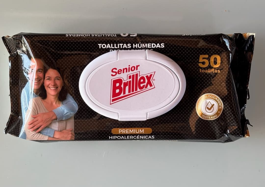 TOALLITAS HUMEDAS BRILLEX ADULTO PREMIUM 50UN