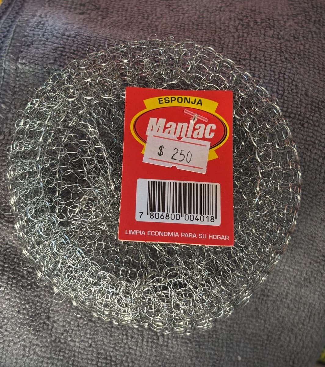 ESPONJA ALUMINIO MANLAC
