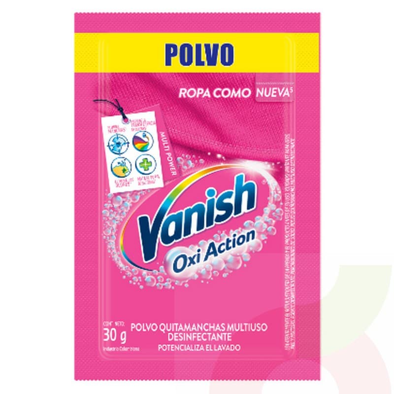 QUITAMANCHAS VANISH 30g EN POLVO