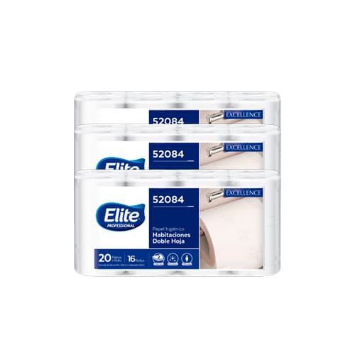 MANGA PAPEL HIGENICO ELITE HABITACIONES 20 MTS 48UN