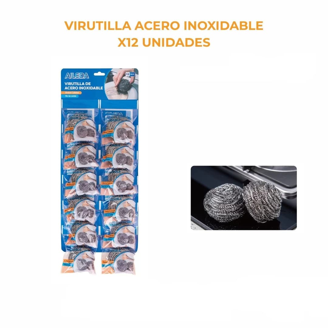 VIRUTILLA DE ACERO INOXIDABLE AILEDA