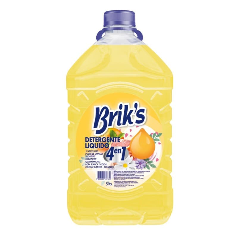 DETERGENTE BRIKS 4 EN 1 DE 5 LT