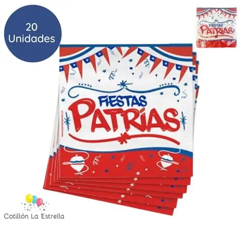 SERVILLETAS FIESTAS PATRIAS