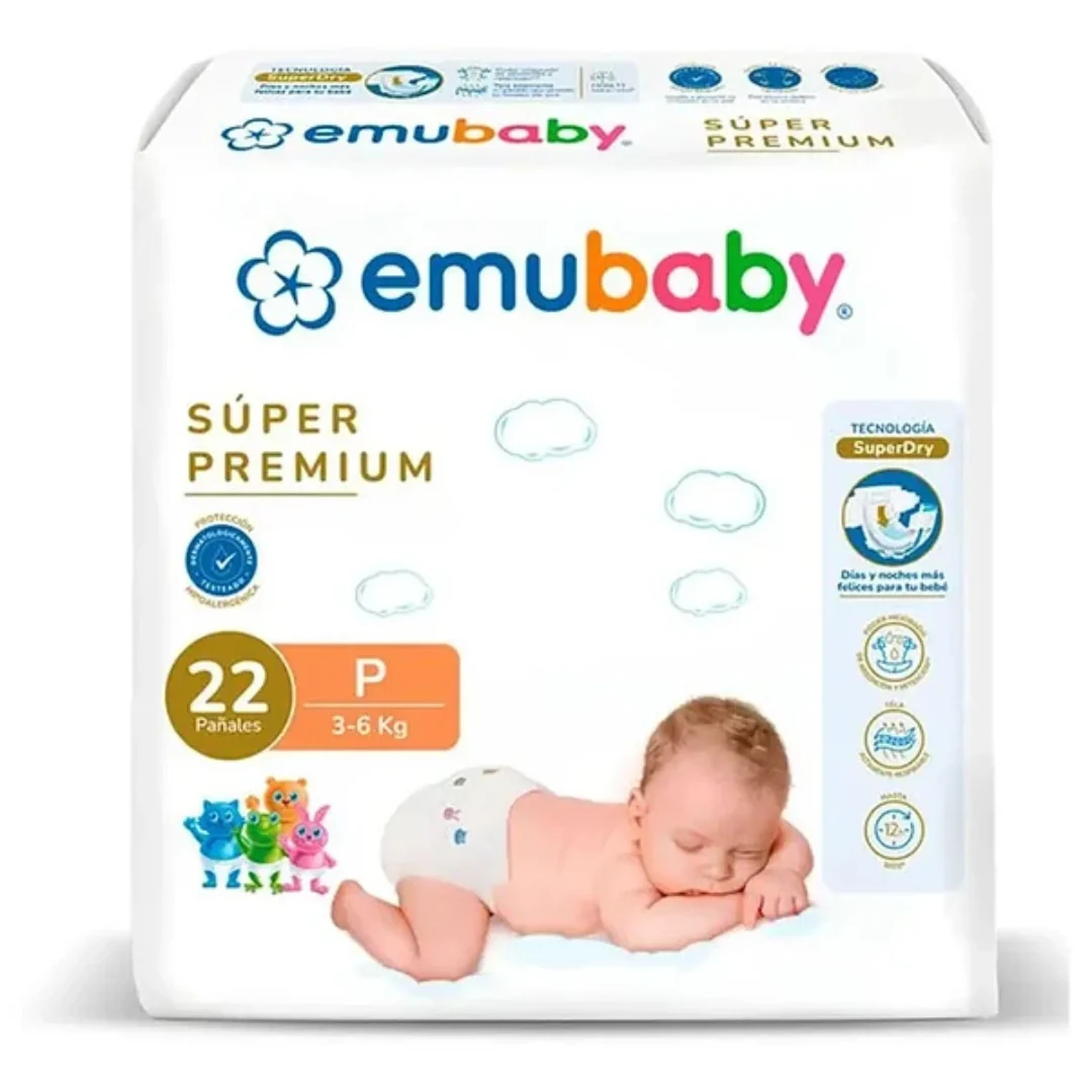 PAÑAL EMUBABY TALLA P
