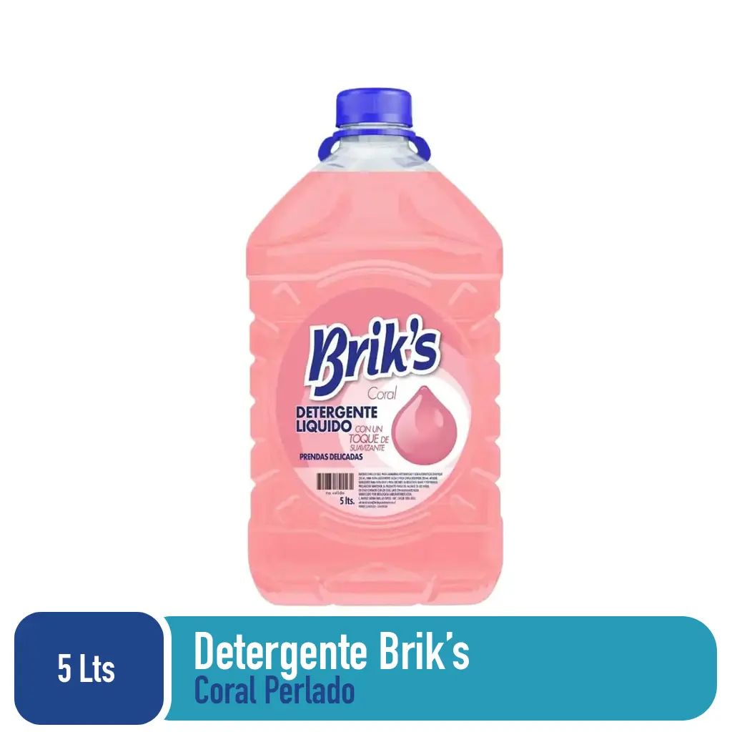 DETERGENTE BRIKS CORAL 5 LT