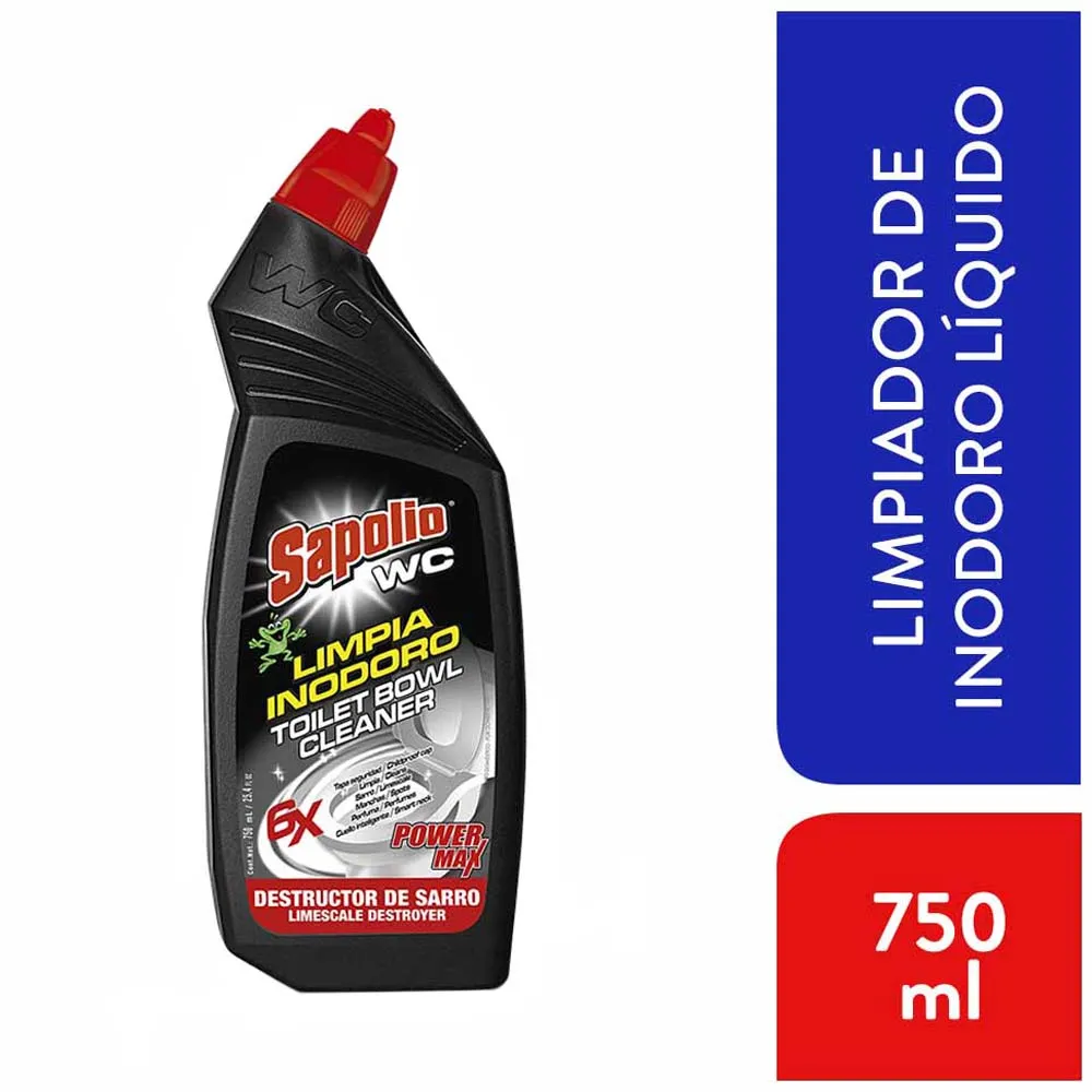 SAPOLIO LIMPIA INODORO 6X POWER MAX 750 ML