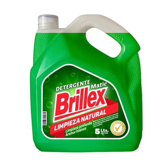 DETERGENTE BRILLEX LIMPIEZA NATURAL 5 LT