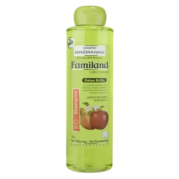 SHAMPOO FAMILAND MANZANA PAPAYA 750 ML