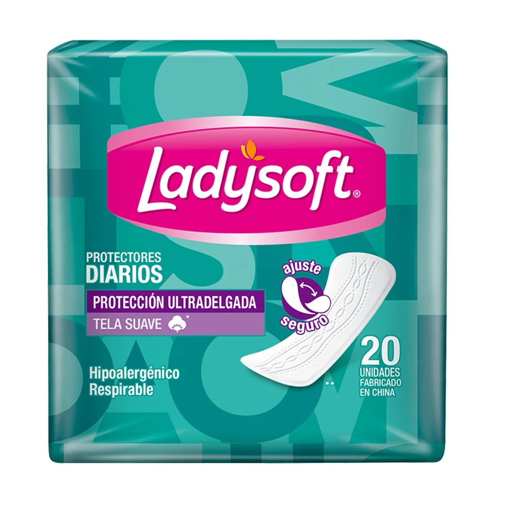 PROTECTORES DIARIOS LADYSOFT 20UN