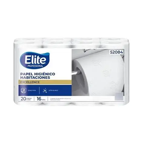 PAPEL HIGIENICO ELITE 16 UN X 20 MTS