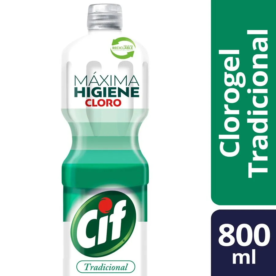 CLORO GEL CIF TRADICIONAL 800 ML