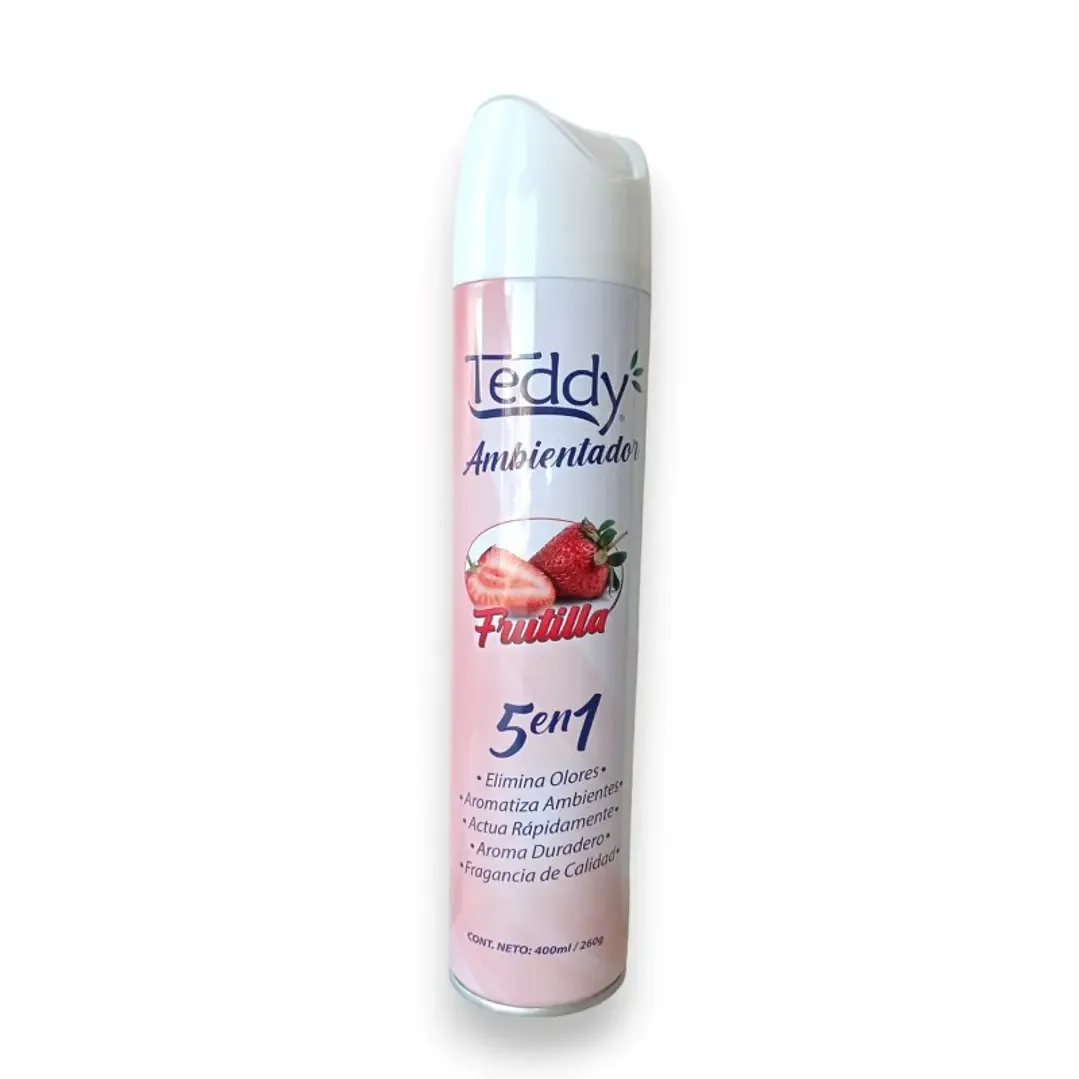 AMBIENTADOR TEDDY 400 ML FRUTILLA