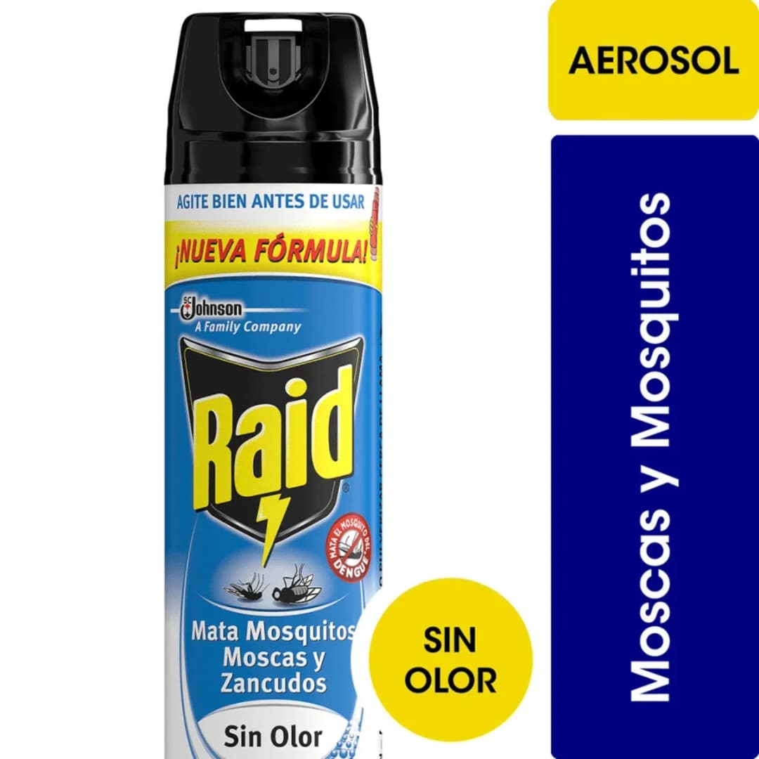 RAID MATA MOSCAS Y ZANCUDOS SIN OLOR 420 CM3